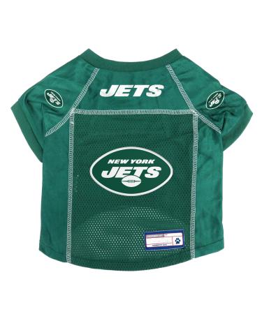 LittleArth Unisex-Earchene NFL New York Jets-1 Basic Pet Jersey Team Color XL 320134-Jets-XL-1 New York Jets 1 X-Large Team color