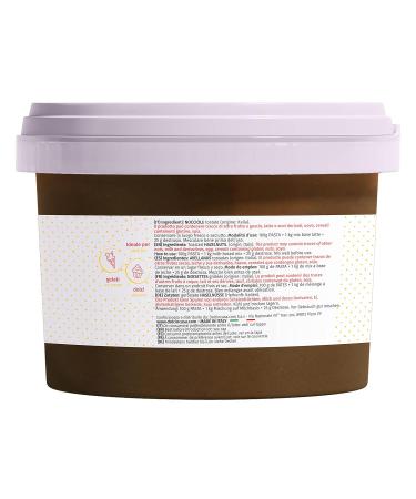 Dolcincasa-Com 100% Pure Roasted Hazelnut Cream - Gluten-Free Ice Cream & Coffee Topping (500g) | All-Natural Confectionery Filling - Buy Online on SooperMarket.com