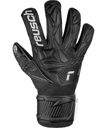 Reusch Unisex Youth Attrakt Infinity Junior Goalkeeper Gloves - Black Size 8 | International Shipping Available - Buy Online on SooperMarket.com