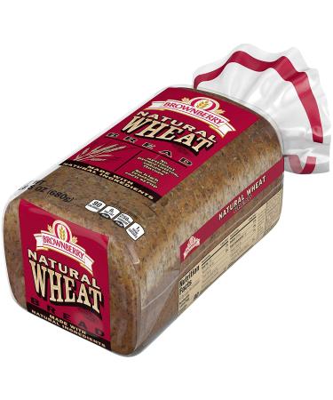 Brownberry Natural Wheat Bread 24 oz - Whole Grain Loaf for Healthy Living - Buy Online on SooperMarket.com