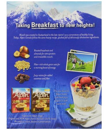 Alpen Muesli Cereal No Sugar Added - 3 Pack (14 oz each) - Buy Online on SooperMarket.com