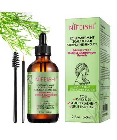 Rosemary Oil for Hair Growth Rosemary Oil for Skin Face 100% Pure Natural Improved Hair Growth Nourishes Scalp Rosemary Hair Oil For Men Women