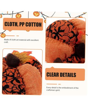 ORFOFE 3pcs Halloween Pumpkin Photography Props Pumpkin Plush Thanksgiving Throw Pillow Pumpkin Stuffed Animal Halloween Pumpkin Adorn Pumpkin Shaped Home Decor Desktop Supplies Pp Cotton Orange2 15X15X15CM - Buy Online on SooperMarket.com
