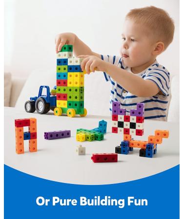 Coogam Math Cubes - Manipulative Counting Blocks & Activity Snap Linking Cube Toy for Preschool & Kindergarten Learning - Buy Online on SooperMarket.com