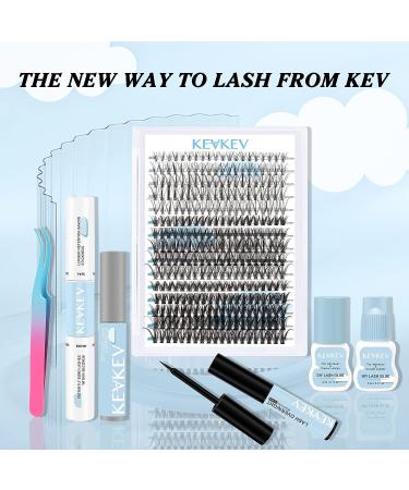 D-Mix 20D+40D+50D Cluster Lashes D Curl 10-18mm - 300 Pcs Individual Eyelash Clusters for DIY Lash Extension - Natural Volume Look - Easy to Apply at Home - Buy Online on SooperMarket.com