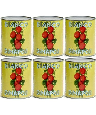Bianco DiNapoli Organic Whole Peeled Tomatoes, 28 oz, 6 pack 1.75 Pound (Pack of 6)