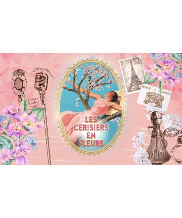 Un Air d'Antan Rose Perfume Spa Gift Basket Cherry Blossom 3PC - Buy Online on SooperMarket.com