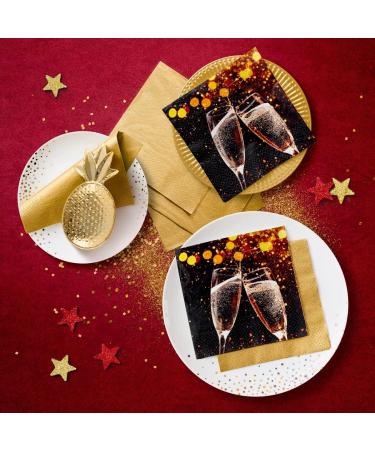 PAW 3-Layer Colorful Napkins (33x33 cm) - 20pcs for Birthdays Weddings & Celebrations | Perfect for New Year s Parties & More - Buy Online on SooperMarket.com