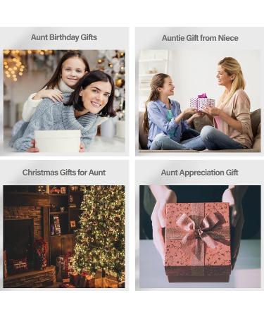 Special Aunt Gift from Niece: Mirror Compact, Keychain, Thank You & Birthday Gift - Buy Online on SooperMarket.com