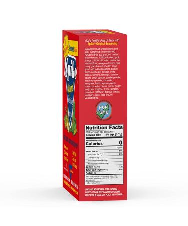 Spike Original All-Purpose Seasoning - All Natural, Low Sodium, No Sugar, No MSG, Zero Calories, Vegan - 7 oz Box - Buy Online on SooperMarket.com