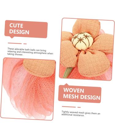 NOLITOY 4pcs Cartoon Foaming Net Loofah Body Scrubbers Eco-Friendly Shower & Bath Accessories for Kids & Adults Soft Skin Cleaning Sponge Toiletries - Buy Online on SooperMarket.com