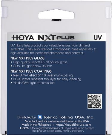 Hoya 55mm NXT Plus UV HMC Multi-Coated Slim Frame Glass Filter - Premium Quality - Buy Online on SooperMarket.com