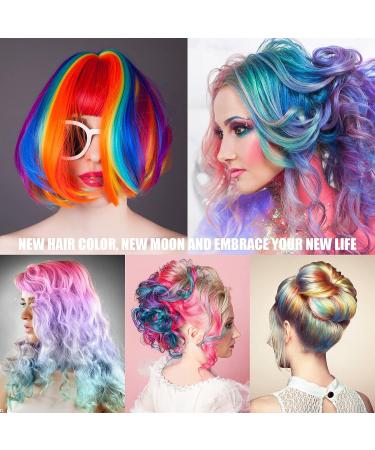 Washable Hair Chalk Comb - 10 Colors Professional Hair Color Dyeing Tool for Party Cosplay - Perfect DIY Gift for Girls Ages 5-11 - Buy Online on SooperMarket.com