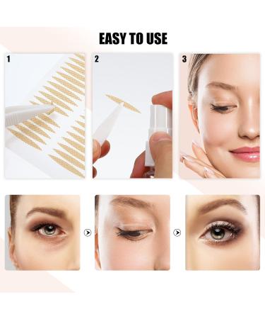 VOCOSTE Double Eyelid Stickers | 960 Pcs Invisible Eye Lift Tape with Fork & Tweezers | Perfect for Single & Asymmetrical Eyelids | International Shipping Available - Buy Online on SooperMarket.com