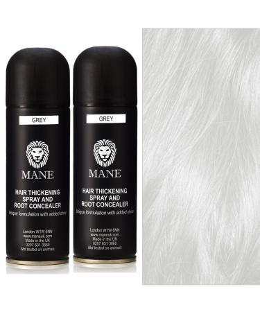 Mane Hair Thickening Spray Duo Pack 6.76 fl oz (Grey)