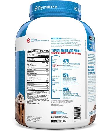 Dymatize Athlete's Whey Cookies & Cream 1.75 lb - High-Protein Protein Powder - Buy Online on SooperMarket.com
