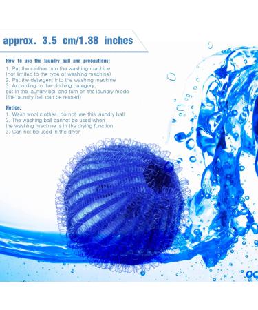 Pet Hair Remover Laundry Balls - Reusable Dryer Balls for Lint Removal - 6 Colors (12 count) - Buy Online on SooperMarket.com