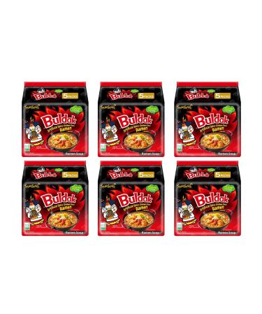 Samyang Buldak Stew Type Hot Chicken Noodle Challenge Ramen (Pack of 30) by CNMART