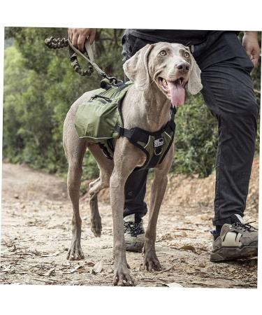 OneTigris CAMELUS Dog Backpack for M/L Size Dogs - Tear-Resistant Hiking & Camping Gear in Ranger Green - Buy Online on SooperMarket.com