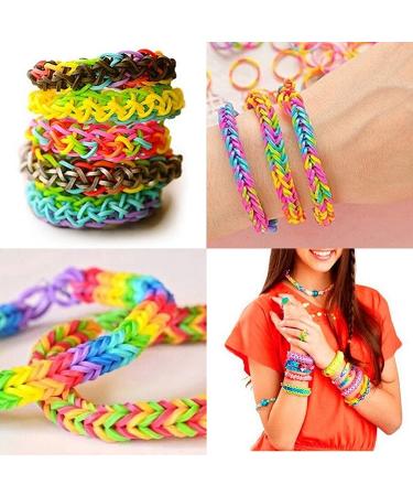4860+ Loom Rubber Bands Refill Set - 14 Solid Colors - Bracelet Making Kit for Weaving Craft - DIY Gift for Boys and Girls - Buy Online on SooperMarket.com