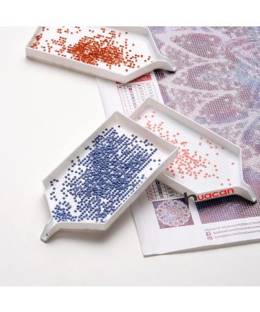 Huacan 3pcs Large Diamond Painting Trays - Diamond Painting Accessories for Adults - Buy Online on SooperMarket.com