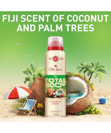 Old Spice Whole Body Deodorant for Men Total Body Deodorant Fiji Scent Aluminum Free Deodorant Spray for 24/7 Freshness // Dermatologist Tested Whole Body Deodorant 3.5 oz - Buy Online on SooperMarket.com