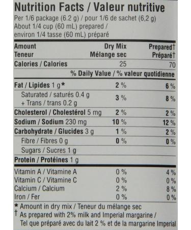 Knorr Pasta Sauce Mix Alfredo 37g/1.3oz - Imported from Canada - Buy Online on SooperMarket.com