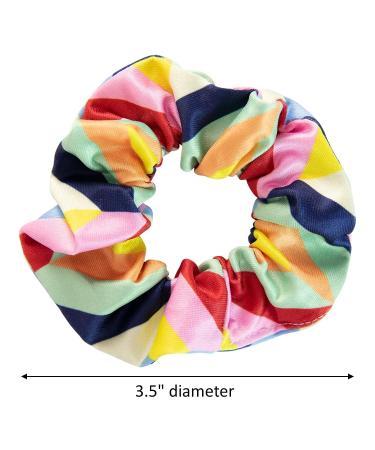 Scunci Original Scrunchies - Mixed Textures & Colors (12-Pieces) - White, Black, Coral, Mint, Blue, Grey & More - Buy Online on SooperMarket.com