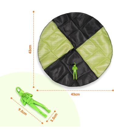 Ucradle Parachute Children's Toys 10 Pcs Parachutist Outdoor Fun Ideal Party Favors & Birthday Gifts - Buy Online on SooperMarket.com