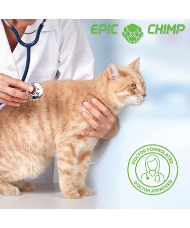 Epic Chimp Feline Hemp Oil 28,000mg with Vegan Omegas 3 & 6 | Vitamin E | Healthy Skin & Fur | 1oz - Buy Online on SooperMarket.com