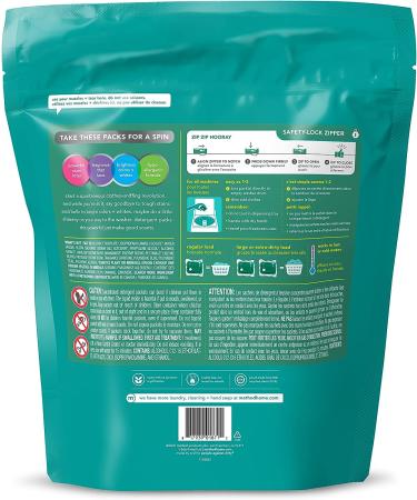 Method Beach Sage Laundry Detergent Packs - 84 Packs, Hypoallergenic & Plant-Based Stain Remover, Works in Hot & Cold Water - Pack of 2 - Buy Online on SooperMarket.com
