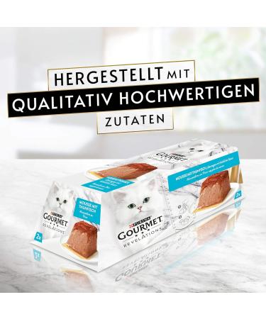 Buy Purina Gourmet Revelations Mousse Cat Food with Tuna 12 Pack (24 Portions) | Premium Wet Cat Food | International Shipping - Buy Online on SooperMarket.com