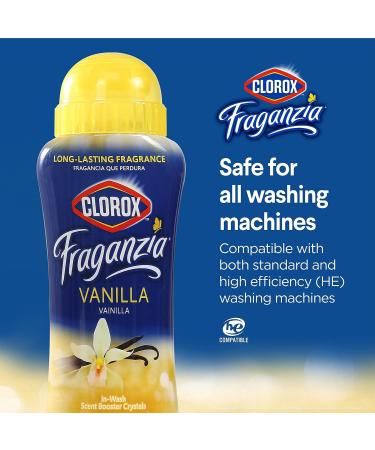Clorox Fraganzia In-Wash Scent Booster Crystals - Vanilla Scent 18oz Twin Pack | Laundry Scent Booster for Freshness | 36oz Total - Buy Online on SooperMarket.com