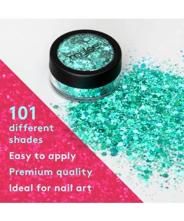 Mylee All That Glitters Ambitious - 101 Glitter Colors for Nail Art & Crafts - Buy Online on SooperMarket.com