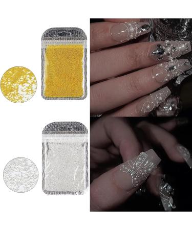 Nail Art Beads Nail Art Metal Nail Beads For Nail Art DIY Craft Silver Nail Art Steel Beads Nail Caviar Beads Nail Art Steel - Buy Online on SooperMarket.com