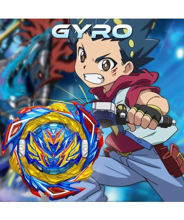 2 in 1 Bey Burst Turbo Starter Set - 4D Metal Fusion Toys for Kids & Adults | Perfect Christmas & Birthday Gift - Buy Online on SooperMarket.com