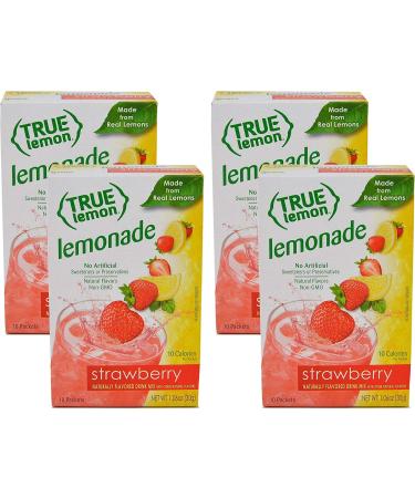 True Citrus True Lemon Strawberry Lemonade 10 Packets 1.06 oz (30 g)