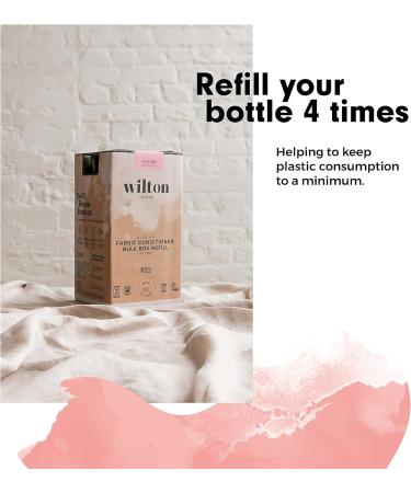 Wilton London Jasmine Fabric Conditioner Refill - 160 Washes | Plant-based & Biodegradable | 100% Recyclable | Essential Oils | 4L - Buy Online on SooperMarket.com