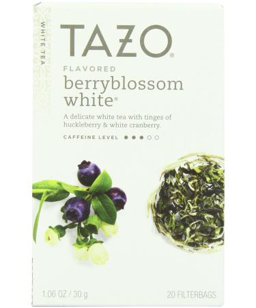Tazo White Tea Berryblossom 20 Bags Berryblossom 20 Count (Pack of 1)