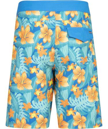 Hurley Boys Hrlb Cabana Boardshorts - 16 Years | Neptune Blue - International Shipping - Buy Online on SooperMarket.com