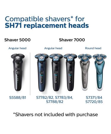 Philips Norelco SH71/52 Replacement Shaving Heads for Series 7000 & Angular Series 5000 - Buy Online on SooperMarket.com