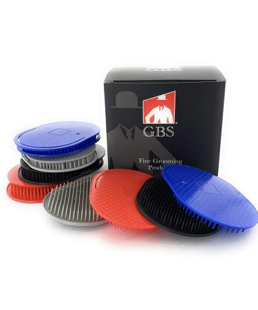G.B.S 12 Pieces Pocket Palm Combs Multicolored Soft Portable Pocket Brush Shampoo & Massager Hair Brush Comb, Camping or Bag-Packing Gym, Office, Car & Home Portable, Durable Material