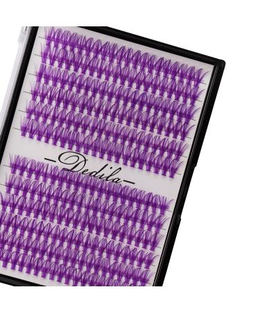 12 Rows 40D Purple Individual False Eyelashes - 240 Clusters 3D Volume Extensions 0.07mm D Curl - Colorful Makeup Beauty Tools (14mm - Buy Online on SooperMarket.com