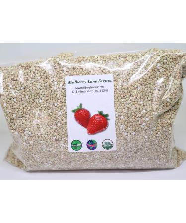 Buckwheat, 5 Pounds USDA Certified Organic, Non-GMO, Hulled, Whole, (Groats) Bulk, Product of USA, Mulberry Lane Farms