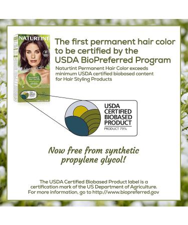 Naturtint Permanent Hair Color 4M Mahogany Chestnut - Pack of 6 | Ammonia-Free, Vegan, Cruelty-Free | Up to 100% Gray Coverage, Long-Lasting Results - Buy Online on SooperMarket.com