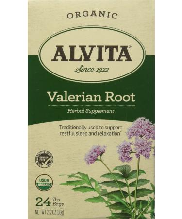 Valerian Root Tea Organic Alvita Tea 24 Bag, 2.12 oz
