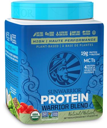 Sunwarrior - Warrior Blend Raw Plant-Based Protein Natural 375 g - Buy Online on SooperMarket.com