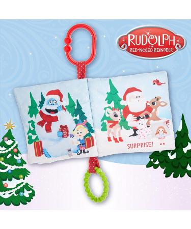 Rudolph The Red-Nosed Reindeer Teether Book - Soft Crinkle, Mirror, Christmas Toy | Kids Preferred | Boys & Girls 0+ | 5 Inches - Buy Online on SooperMarket.com