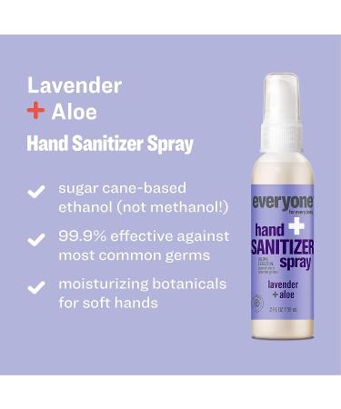 Everyone for Every Body Hand Sanitizer Spray - Lavender and Aloe - 2 oz (6 Pack) - 12 fl oz - Buy Online on SooperMarket.com