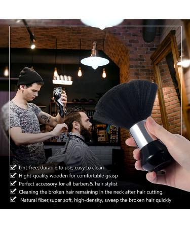 3-Piece Barber Neck Duster Brush Set with Storage Bag - Hair Clipper & Trimmer Cleaning Brushes - Buy Online on SooperMarket.com